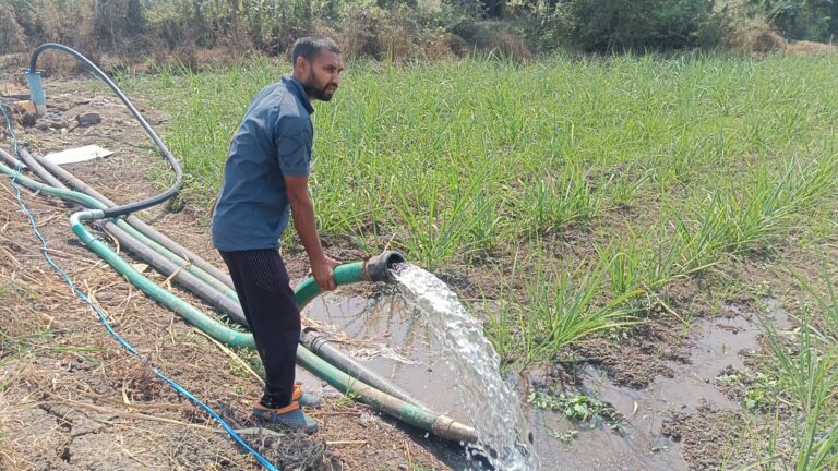 3hp Solar Pump System At Khanpur, Vyara, Tapi